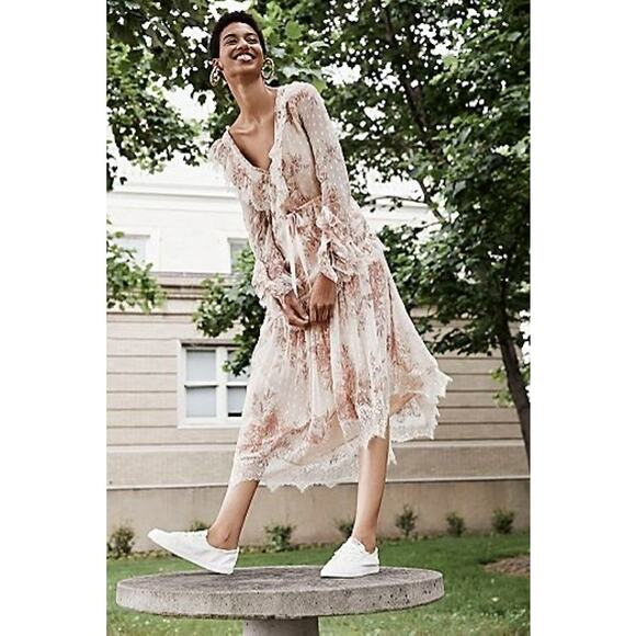 free people eliza midi dress - Picture 1 of 8